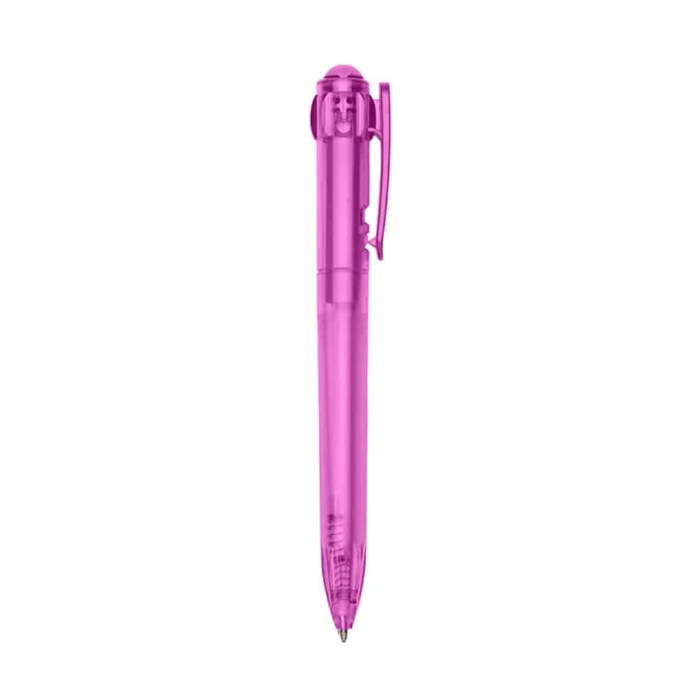 CANETA PLÁSTICA SPX-12262-ROS NA COR ROSA