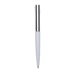 CANETA SEMI - METAL SPX-13066B-BCO/PRA NA COR PRATA