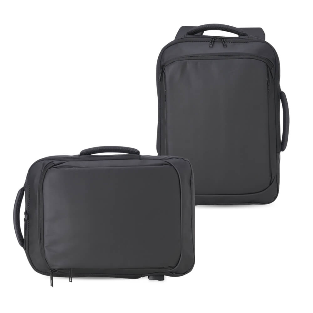 MOCHILA COURO SINTÉTICO USB 17 LITROS SPX-01901-PRE NA COR PRETO - Imagem 4