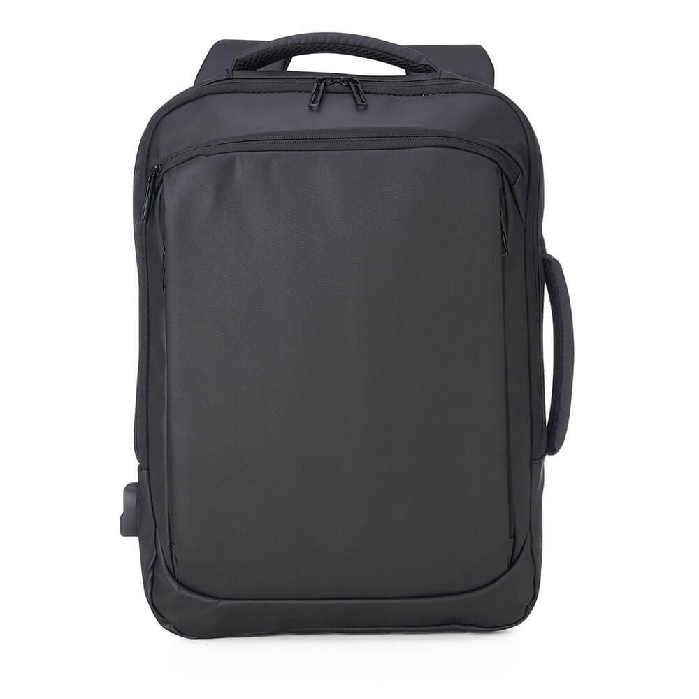 MOCHILA COURO SINTÉTICO USB 17 LITROS SPX-01901-PRE NA COR PRETO - Imagem 3