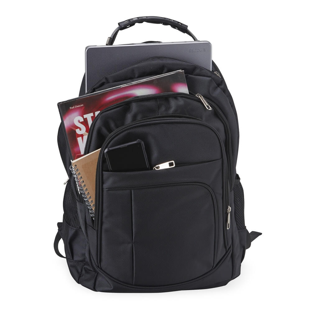 MOCHILA NYLON POLIESTER SPX-02066-PRE NA COR PRETO - Imagem 2