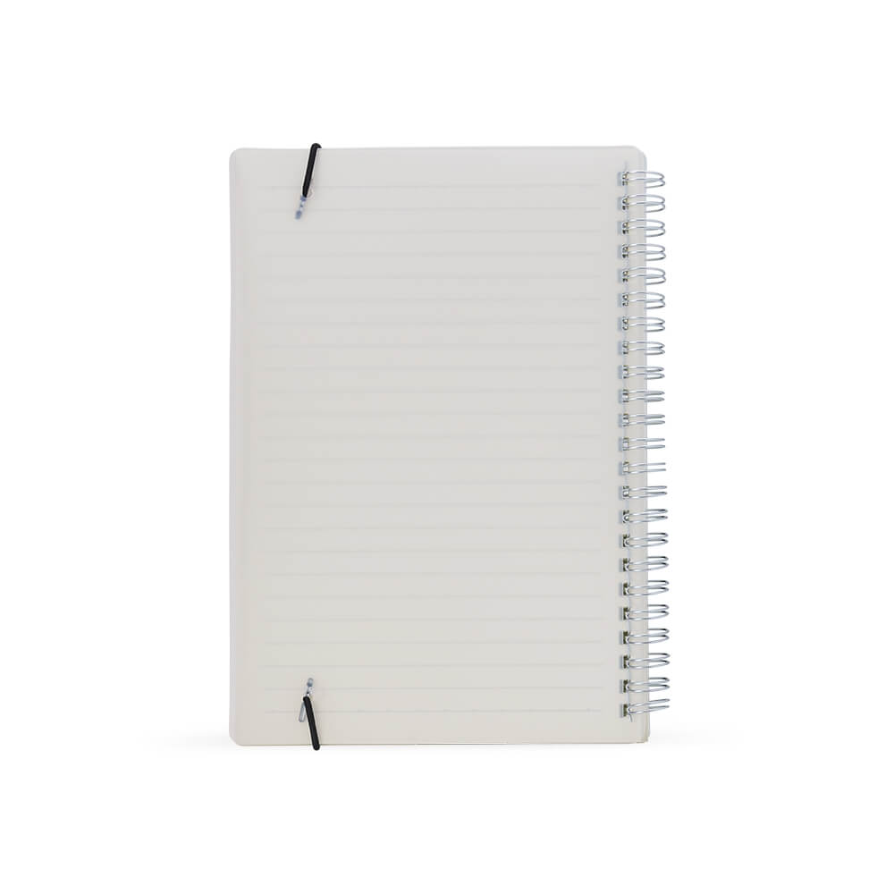 CADERNO COM CAPA PLÁSTICA SPX-05058-TRA NA COR TRANSPARENTE - Imagem 5