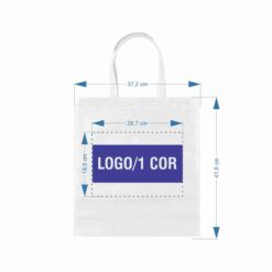 Alternative view of SACOLA DE TNT SPX-13780N-BCO NA COR BRANCO