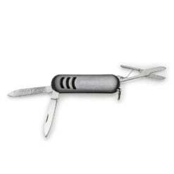 Alternative view of MINI CHAVEIRO METAL COM CANIVETE 3F SPX-11395-PRA NA COR PRATA