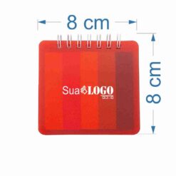 Alternative view of BLOCO DE ANOTAÇÃO C/ AUTO-ADESIVO SPX-18557-VM NA COR VERMELHO