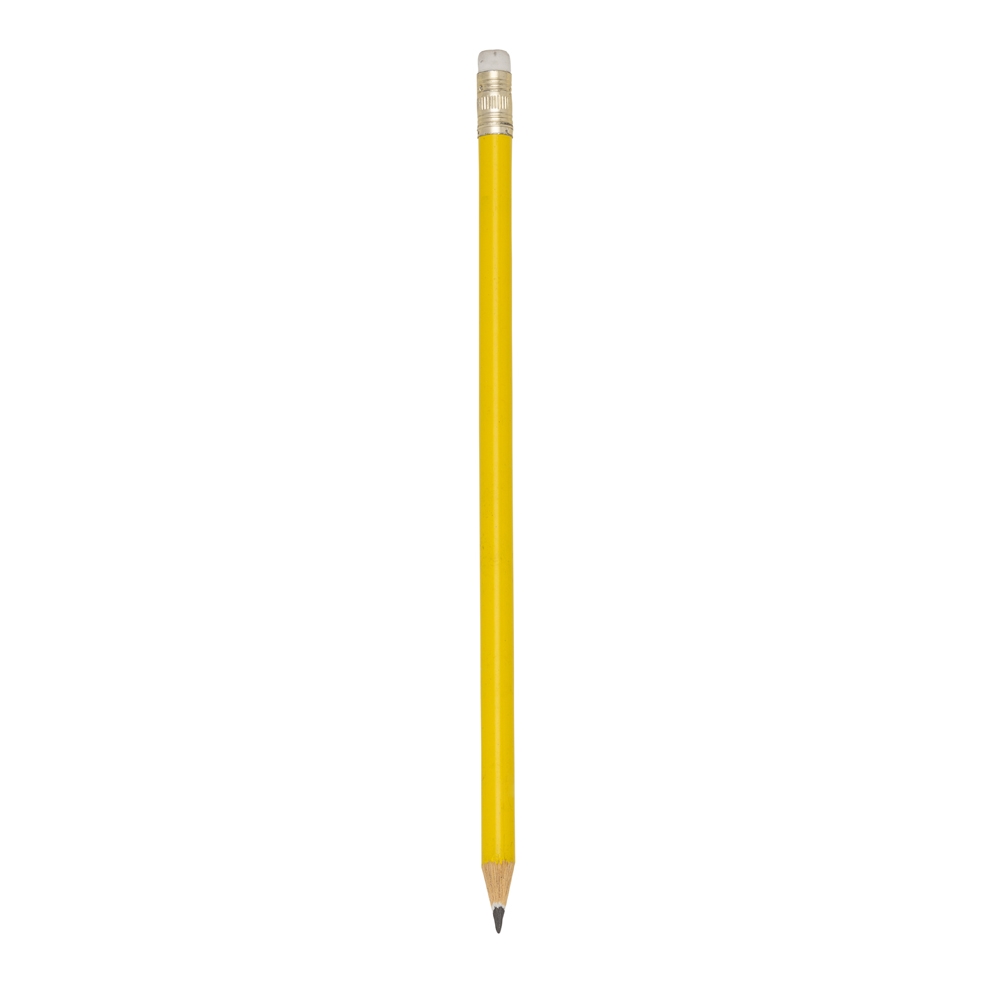 LÁPIS ECOLÓGICO C/ BORRACHA SPX-P@11827-AMA NA COR AMARELO