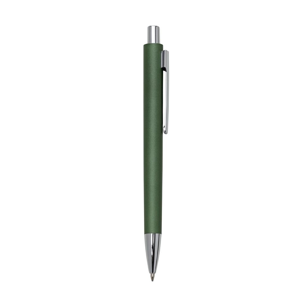 CANETA SEMI - METAL SPX-13067-VD/PRA NA COR VERDE