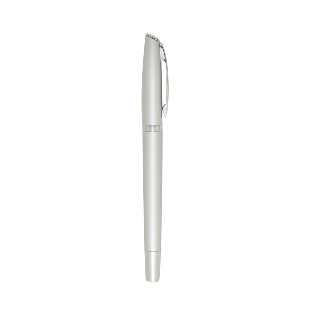 CANETA ROLLER DE METAL  SPX-13299-PRA/PRA NA COR PRATA