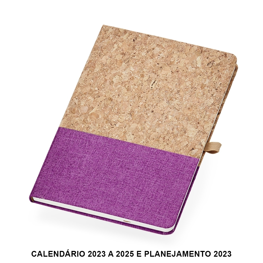 CADERNETA CORTIÇA SPX-P@18712-ROX NA COR ROXO