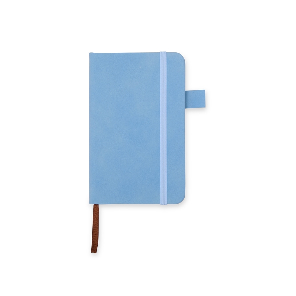 CADERNETA EM PU SPX-09000-AZU NA COR AZUL