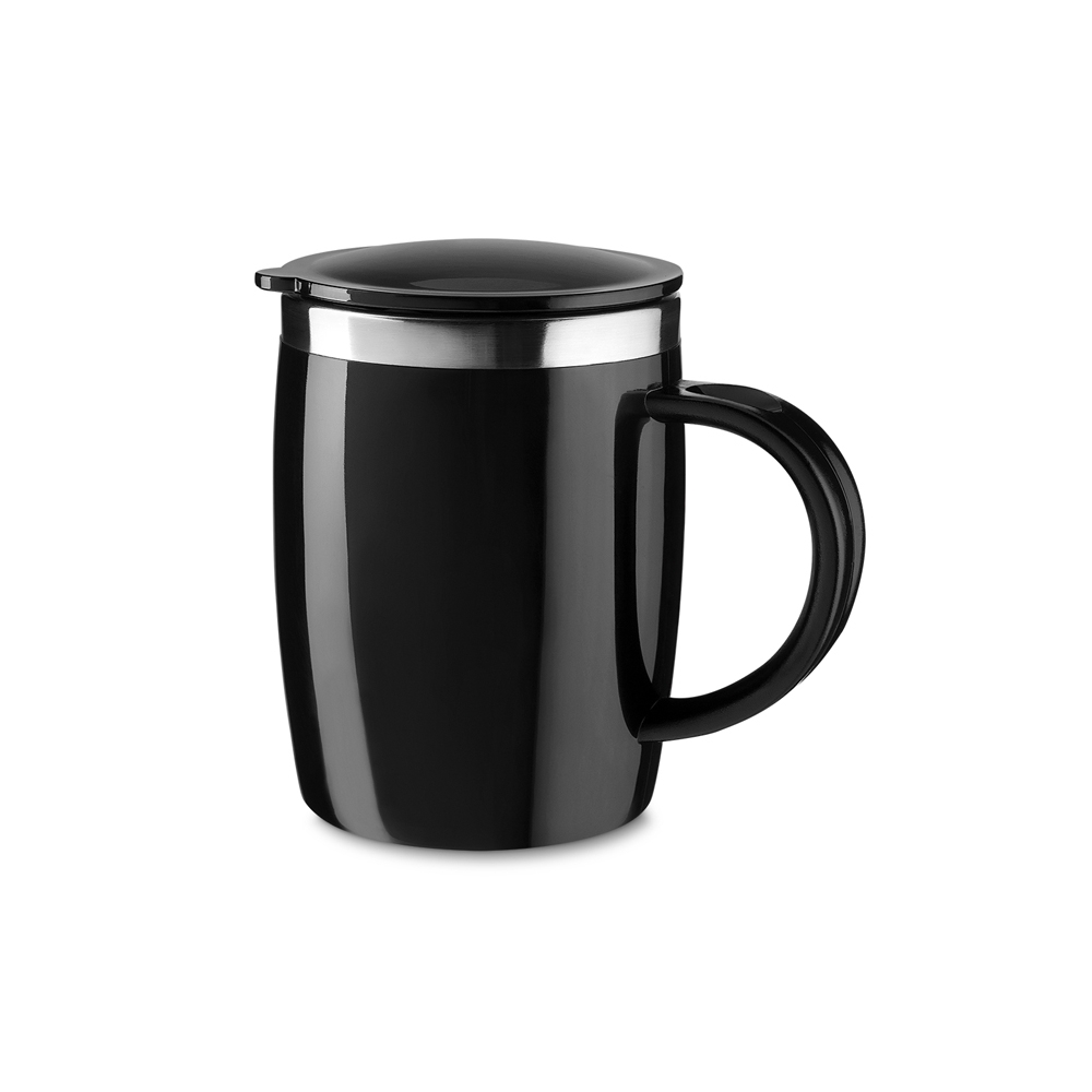 CANECA PLÁSTICA 400ML SPX-14617-VD NA COR VERDE