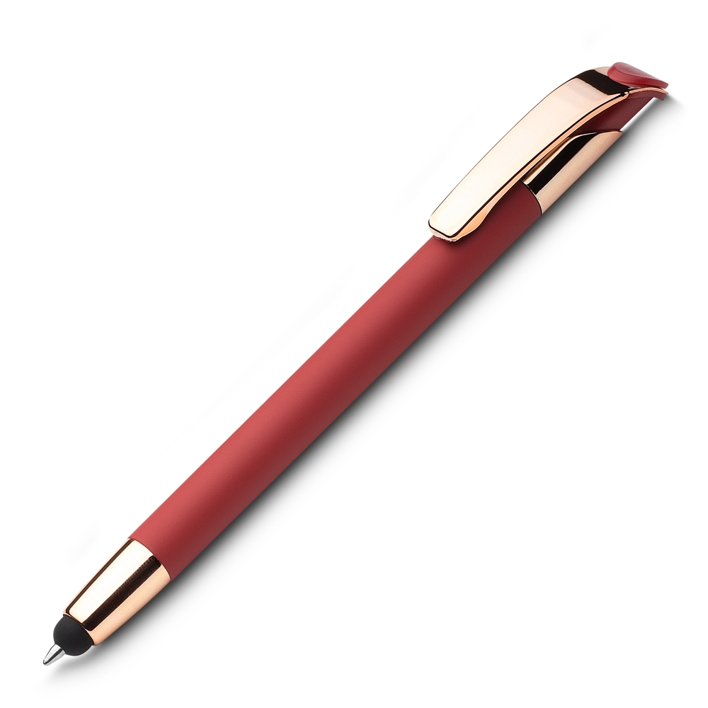 CANETA ALUMÍNIO TOUCH SCREEN SPX-15008-VM NA COR VERMELHO