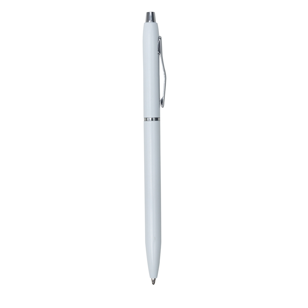 CANETA METAL FININHA  SPX-14103-BCO NA COR BRANCO