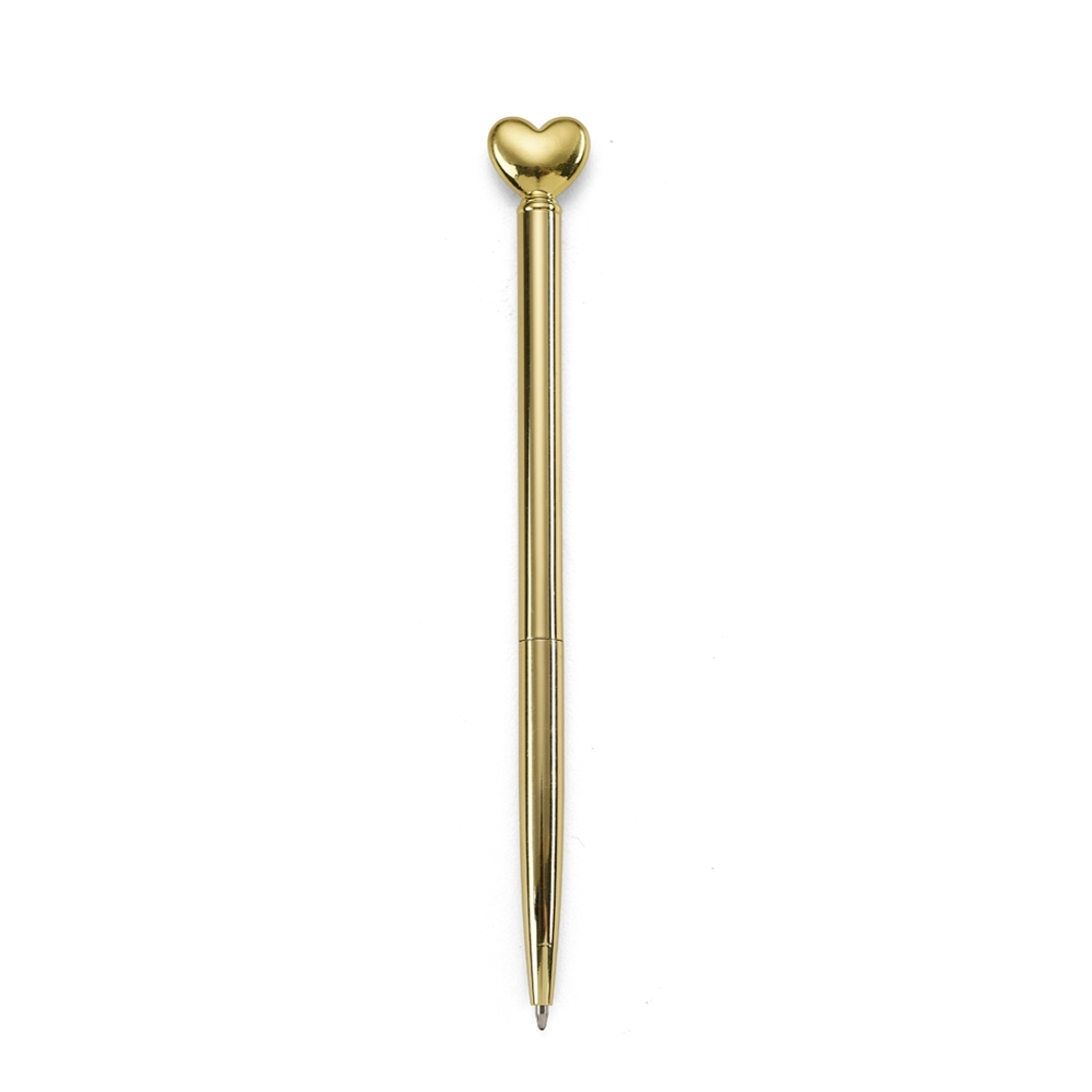 CANETA METAL CORAÇÃO  SPX-14553-DOU NA COR DOURADO