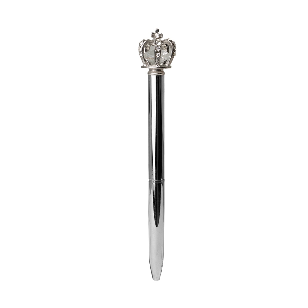 CANETA METAL COROA SPX-P@15049B-CRO NA COR PRATA
