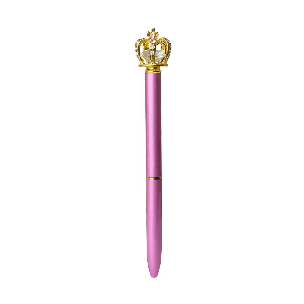 CANETA METAL COROA SPX-P@15049-LIL NA COR ROXO