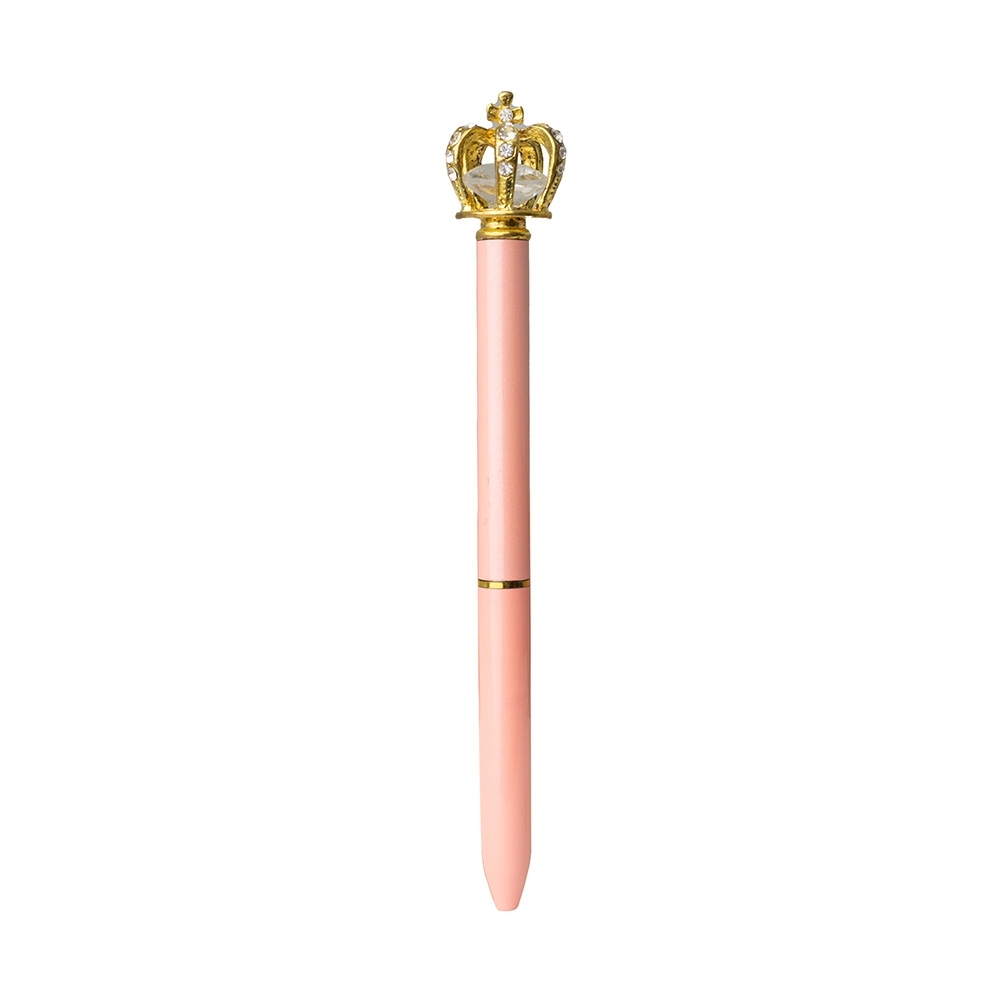 CANETA METAL COROA SPX-P@15049-RSC NA COR ROSA