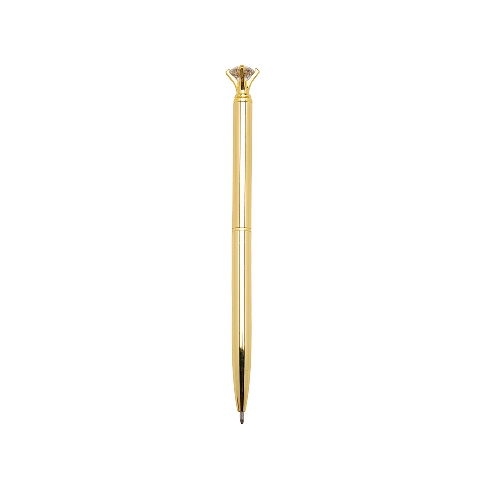 CANETA METAL DIAMANTE SPX-14657-DOU NA COR DOURADO