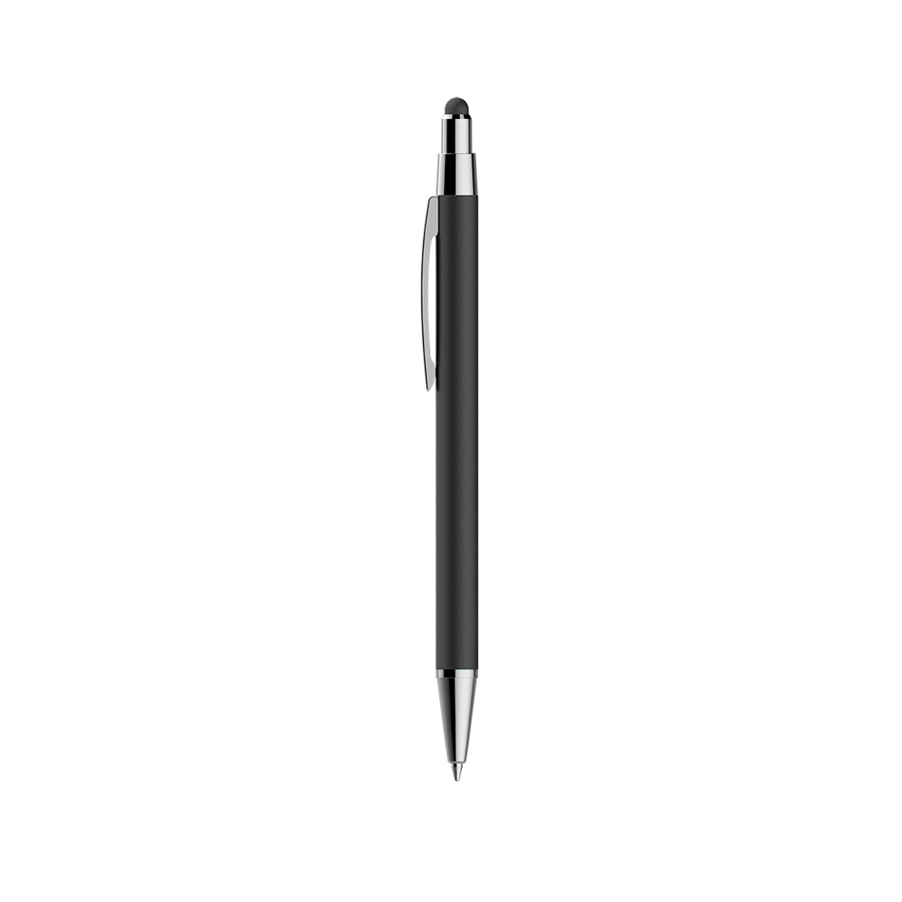 CANETA METAL ACIONADOR TOUCH SPX-14080A-PRE/CRO NA COR PRETO