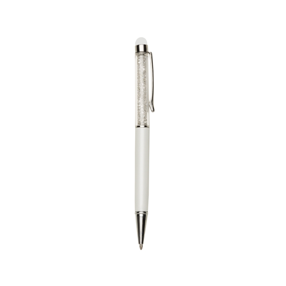CANETA METAL TOUCH SPX-13311-BCO/BCO NA COR BRANCO