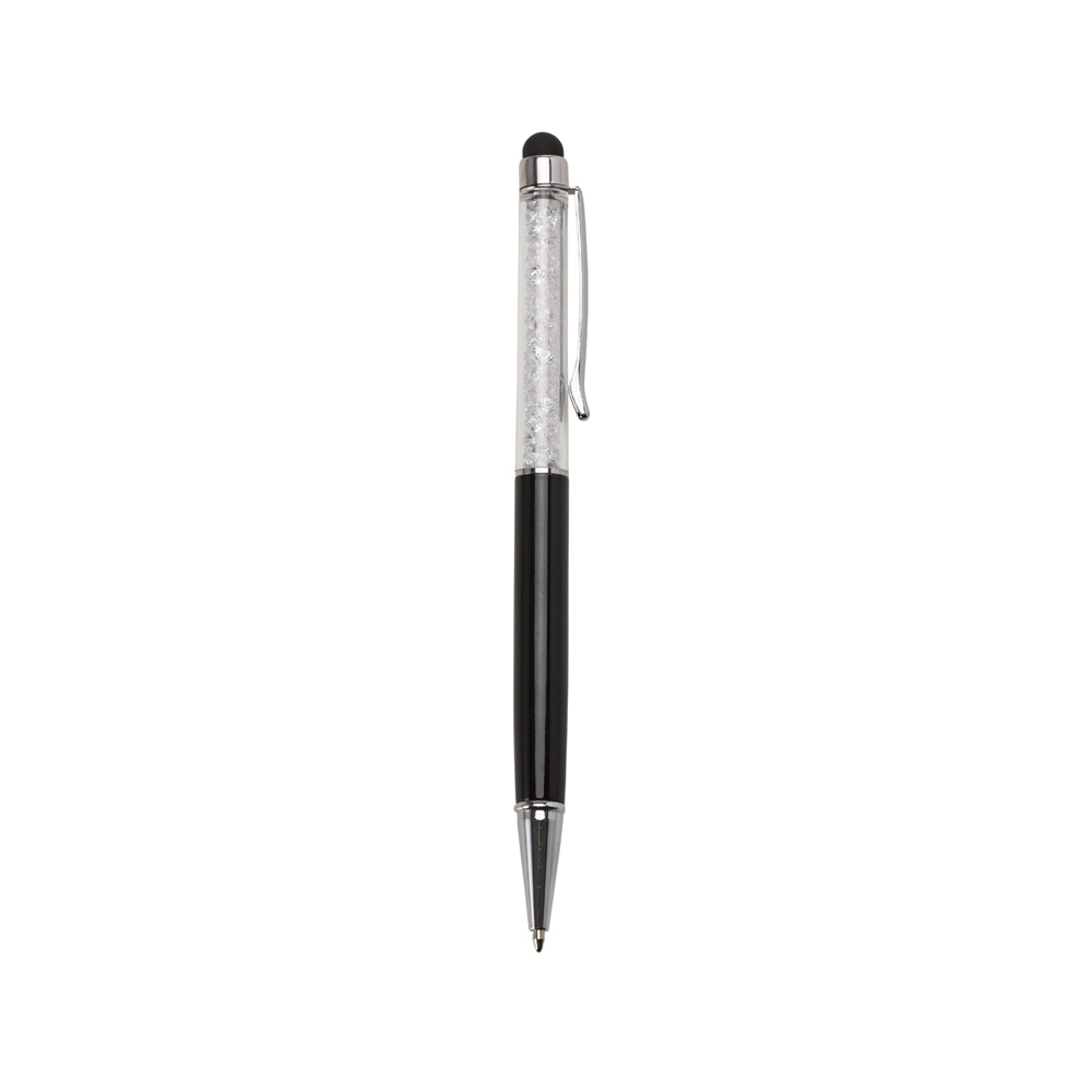 CANETA METAL TOUCH SPX-13311-PRE/PRE NA COR PRETO