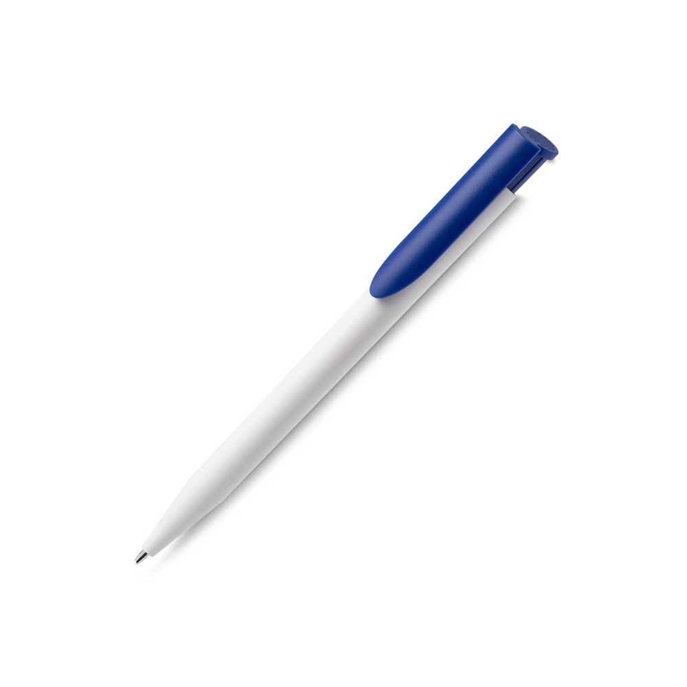 CANETA PLÁSTICA SPX-15018B-BCO/AZU NA COR BRANCO