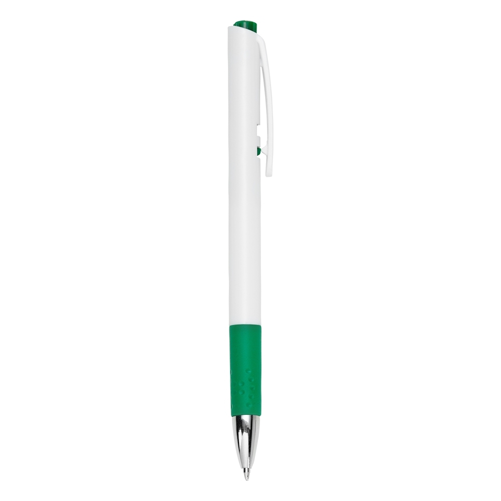 CANETA PLÁSTICA SPX-18526-BCO/VD NA COR VERDE