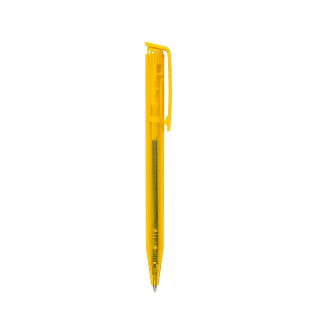 CANETA PLÁSTICA SPX-P@13631-AMA NA COR AMARELO