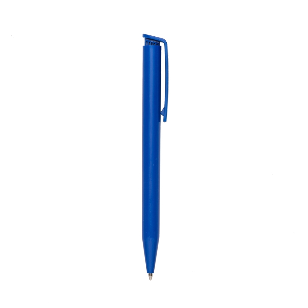 CANETA PLÁSTICA LEITOSA  SPX-P@13630-AZU NA COR AZUL