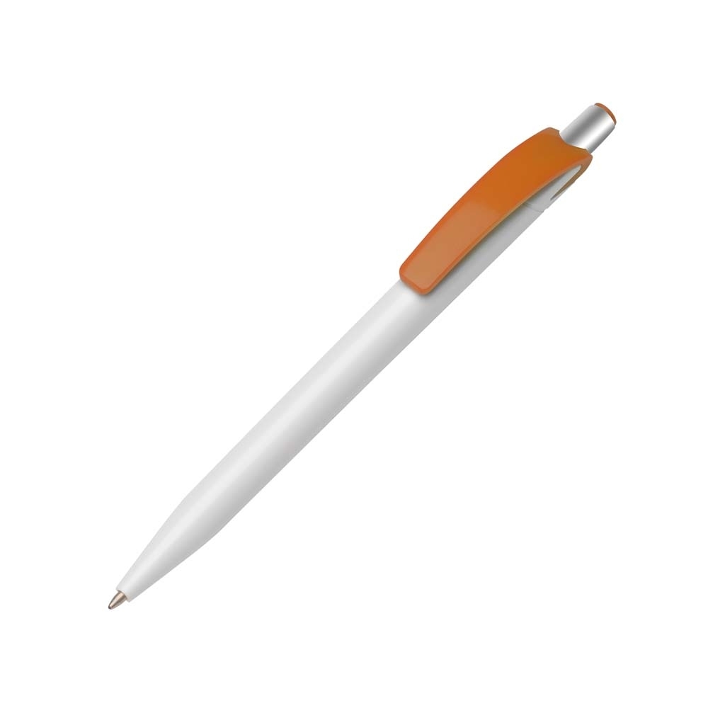 CANETA PLÁSTICA SPX-15085B-LAR NA COR LARANJA