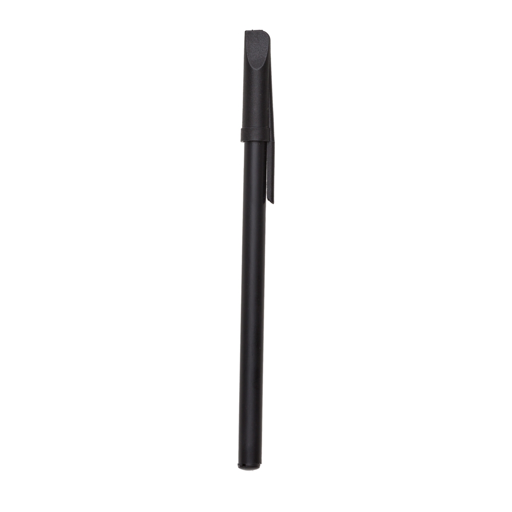 CANETA PLÁSTICA ESFERO C/ TAMPA SPX-P@13629B-PRE NA COR PRETO