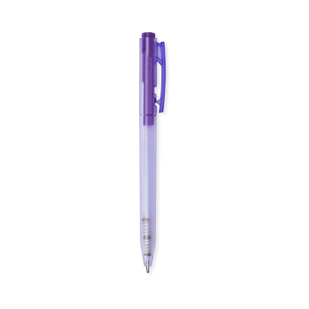CANETA PLÁSTICA SPX-1099T-ROX NA COR ROSA