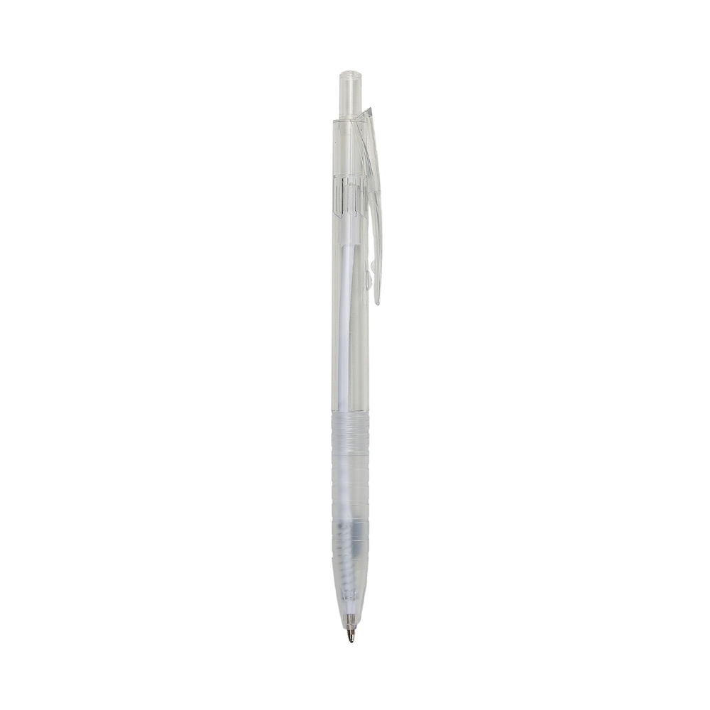 CANETA PLÁSTICA TRANSLUCIDA SPX-00401T-TRA NA COR TRANSPARENTE