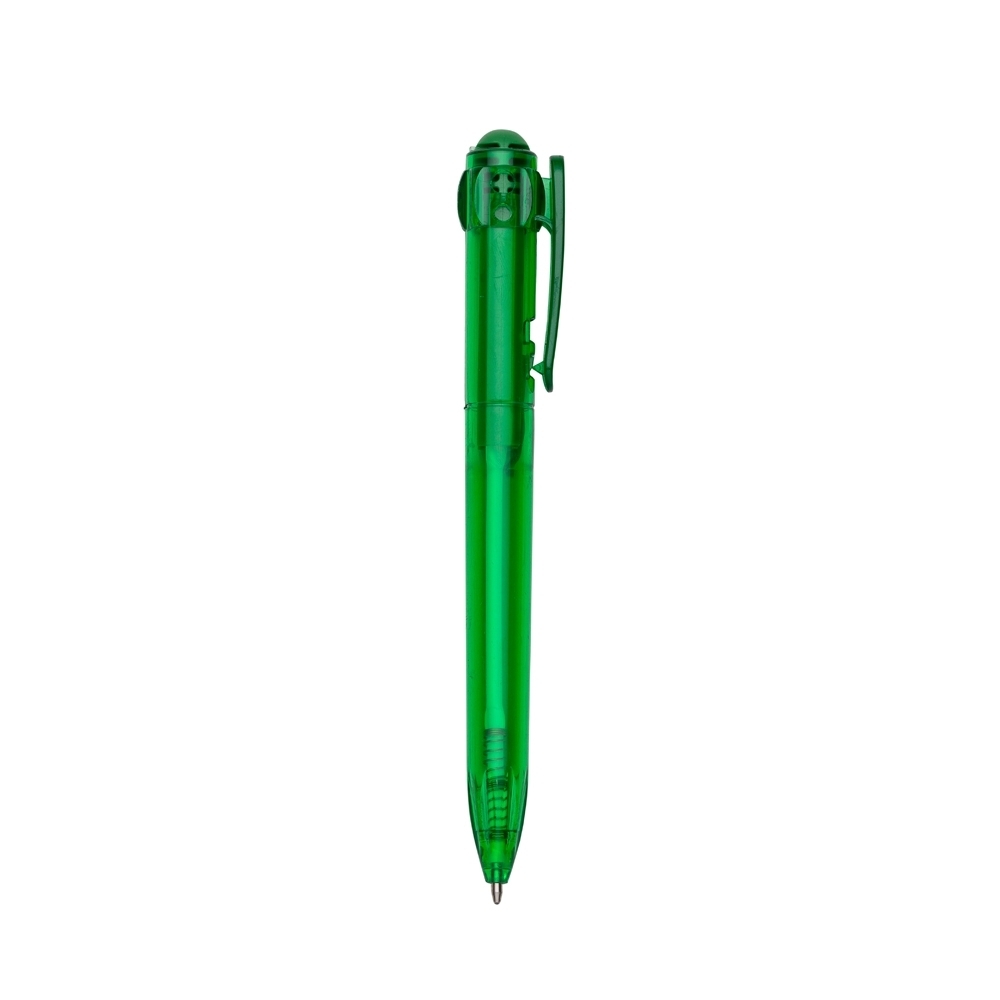 CANETA PLÁSTICA SPX-15196T-VD NA COR VERDE