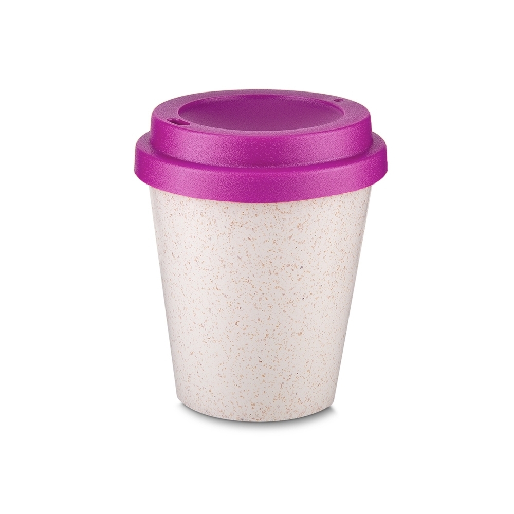 COPO FIBRA DE ARROZ 350ML SPX-14498-ROS NA COR BEGE