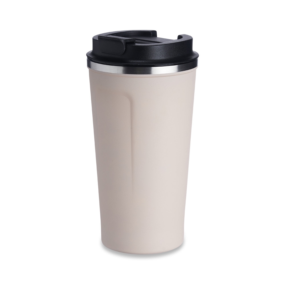 COPO TÉRMICO 500ML P/ CAFÉ SPX-14724-CRE NA COR BEGE