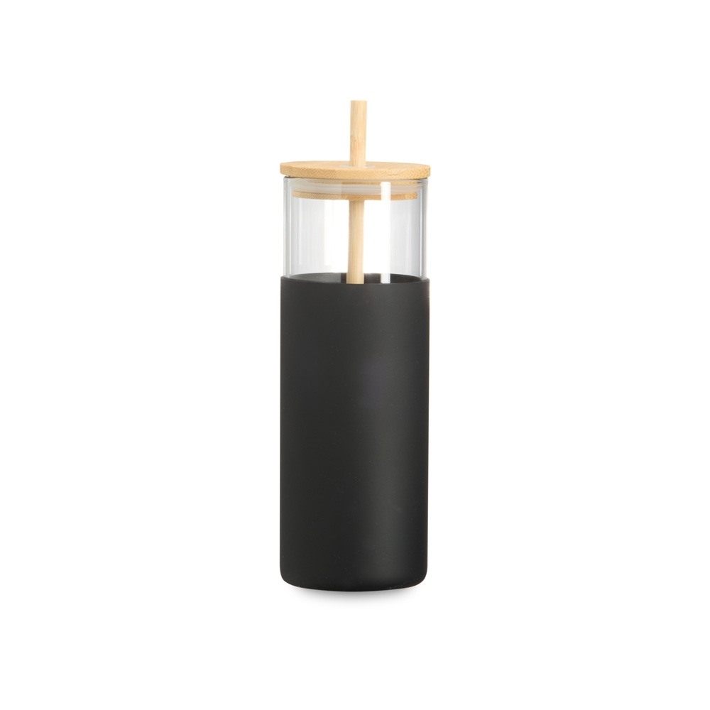 COPO DE VIDRO 500ML SPX-01001-PRE NA COR PRETO