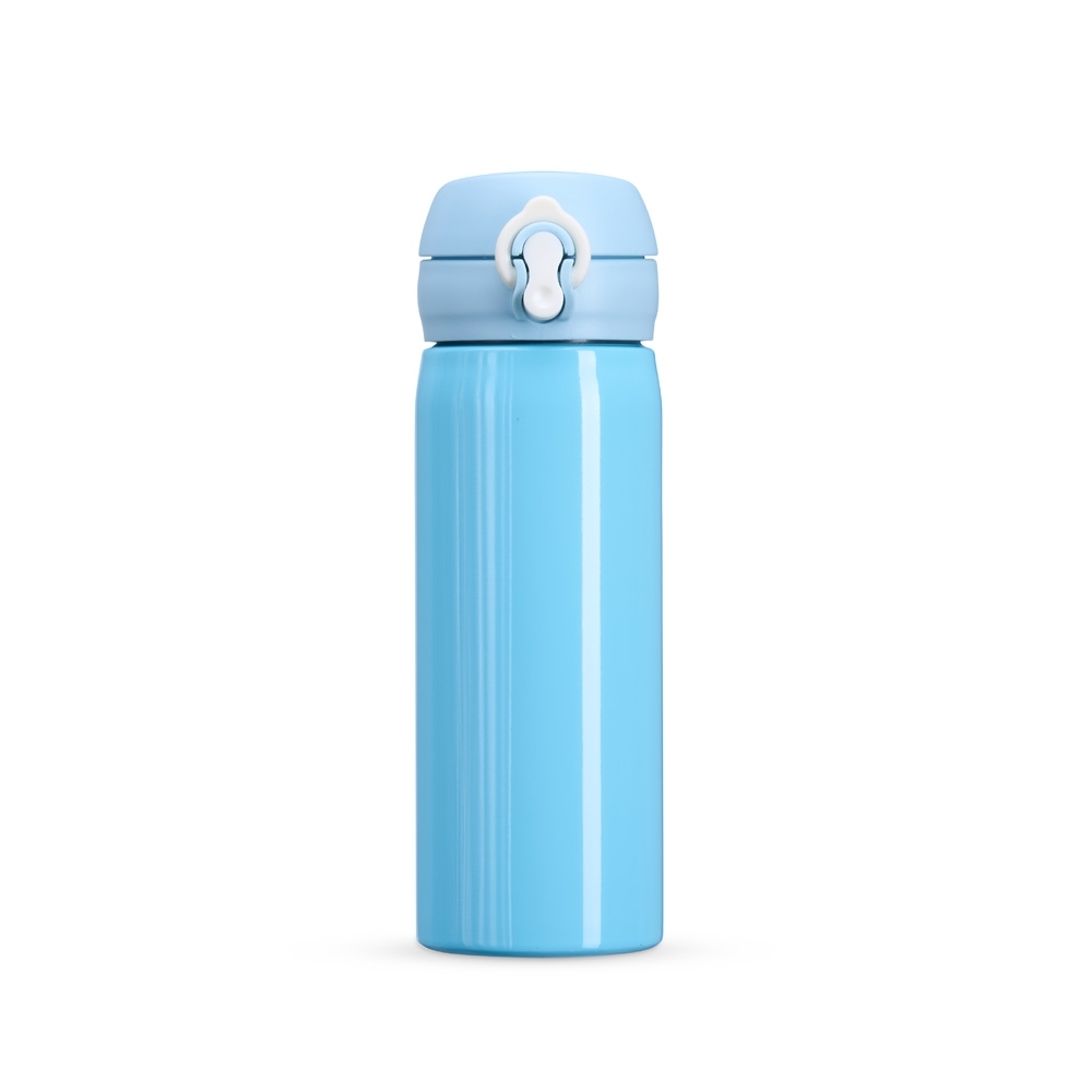 GARRAFA INOX 500ML SPX-18783B-AZU NA COR AZUL