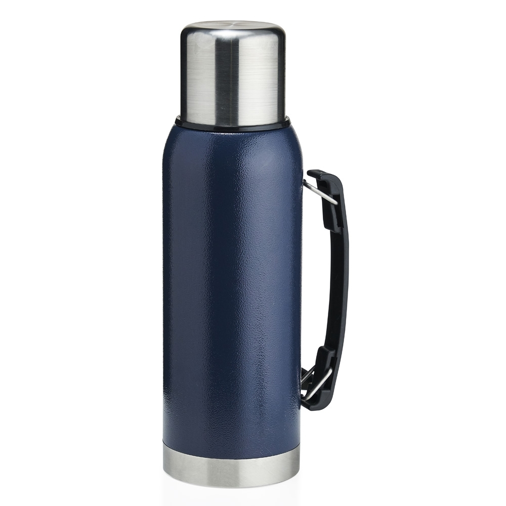 GARRAFA TÉRMICA 1 LITRO *TEXTURA SPX-18678T-AZU NA COR AZUL