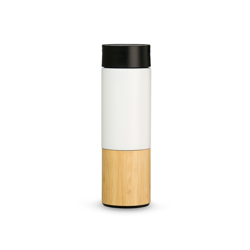 GARRAFA TÉRMICA 420ML SPX-02407-BCO NA COR BRANCO