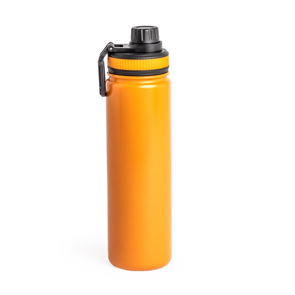 GARRAFA TÉRMICA 650ML SPX-P@10870-LAR NA COR LARANJA