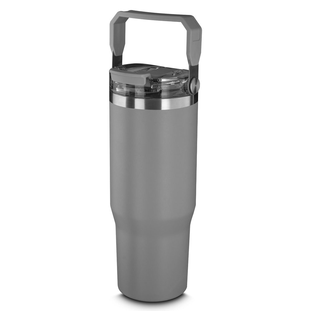 GARRAFA TÉRMICA 900ML SPX-15159-CIN NA COR CINZA