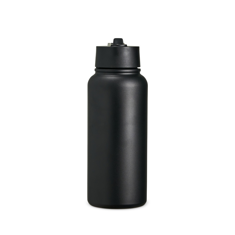 GARRAFA TÉRMICA 900ML SPX-18916-PRE NA COR PRETO