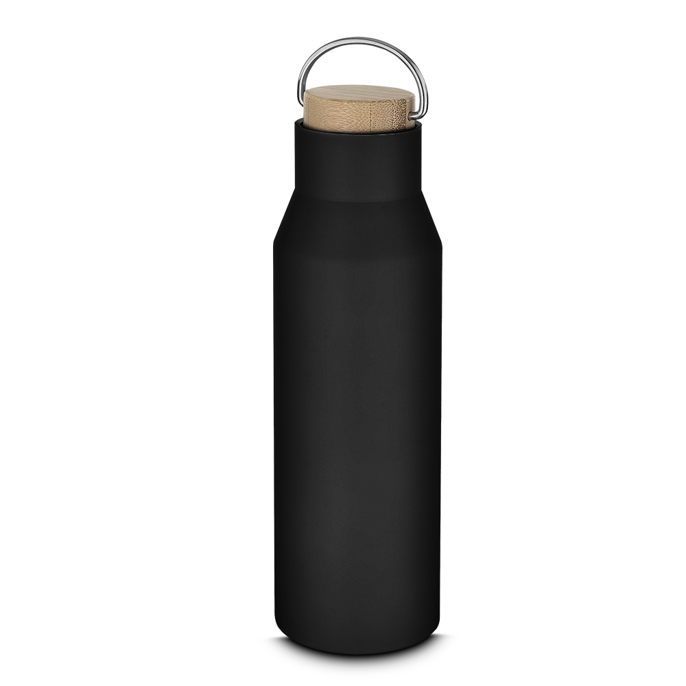 GARRAFA TÉRMICA INOX 600ML SPX-15214-PRE NA COR PRETO