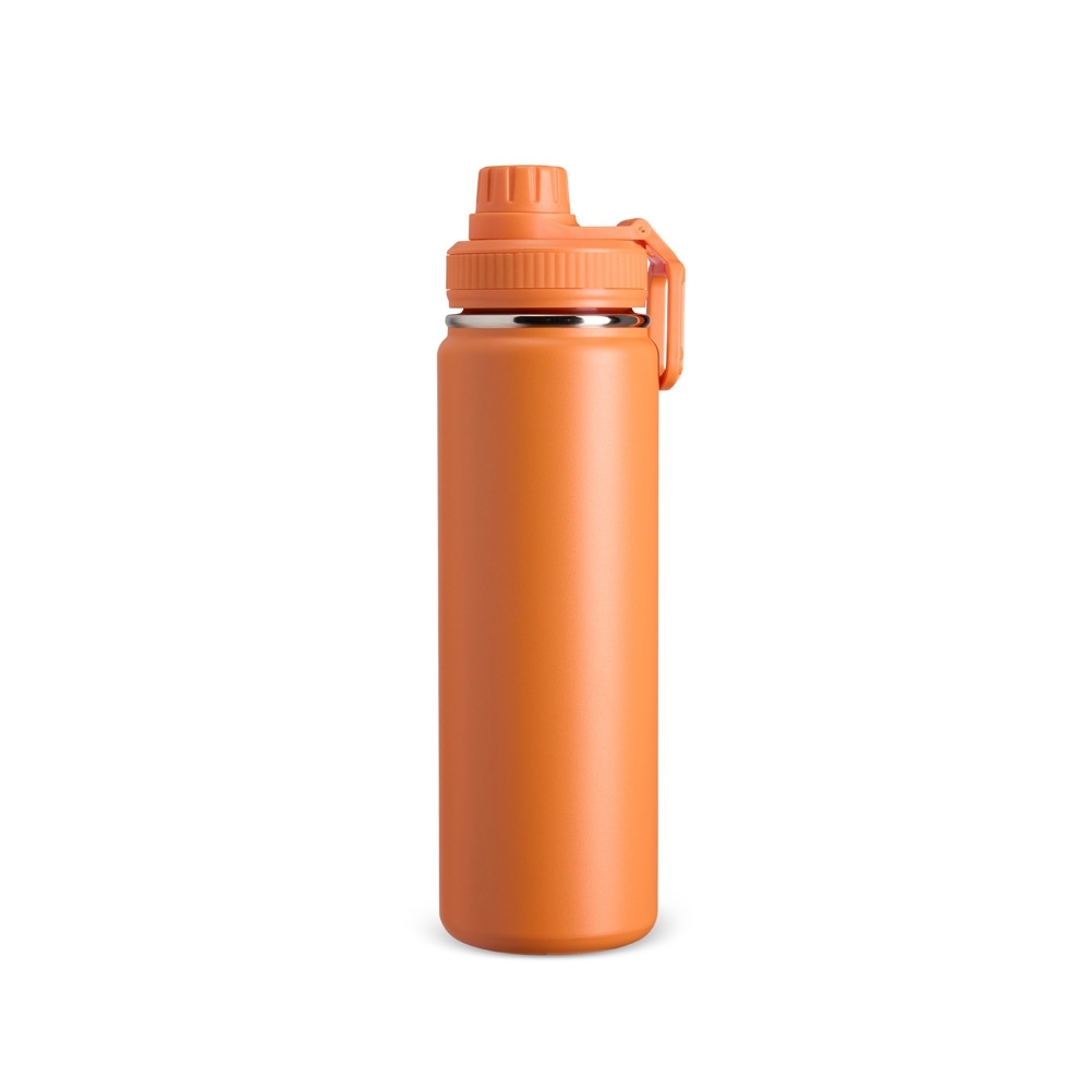 GARRAFA TÉRMICA INOX 750ML SPX-08196-LAR NA COR LARANJA