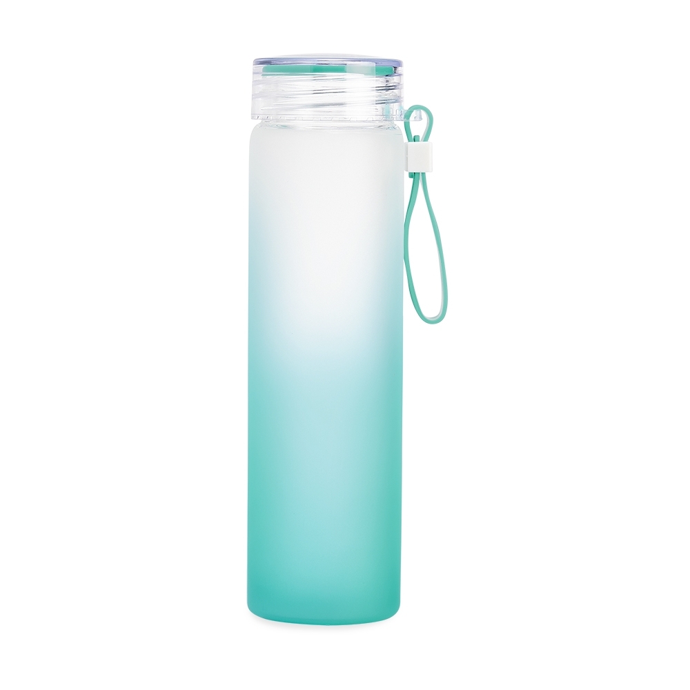 GARRAFA DE VIDRO 450ML SPX-08765B-TUR NA COR AZUL