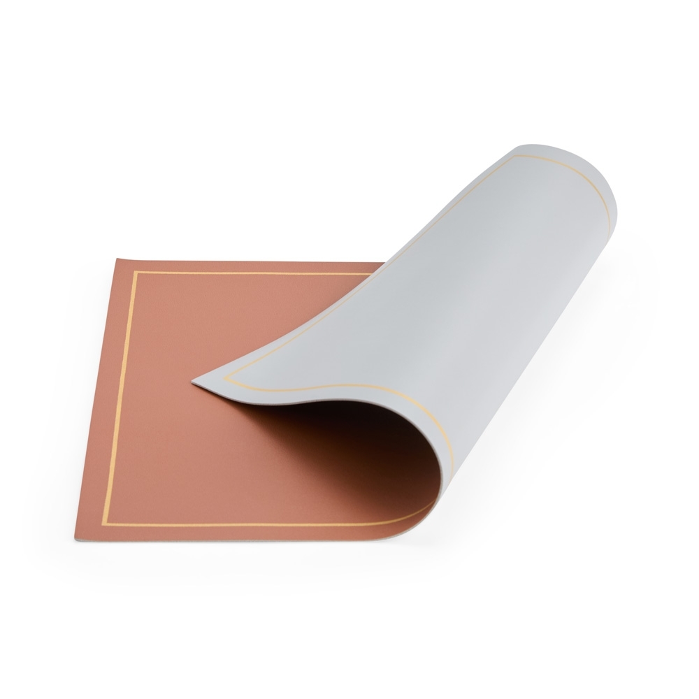 JOGO AMERICANO DUPLA FACE SPX-08211-MAR/CIN NA COR MARROM