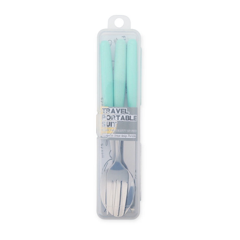 KIT TALHERES 3 PEÇAS SPX-18860-VD NA COR VERDE