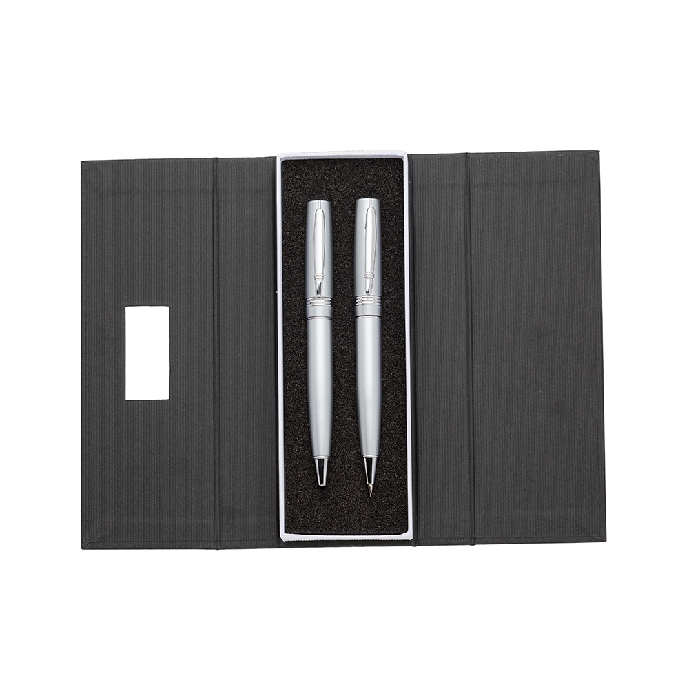 CONJUNTO CANETA E LAPISEIRA SPX-182PAR-CRO NA COR PRATA