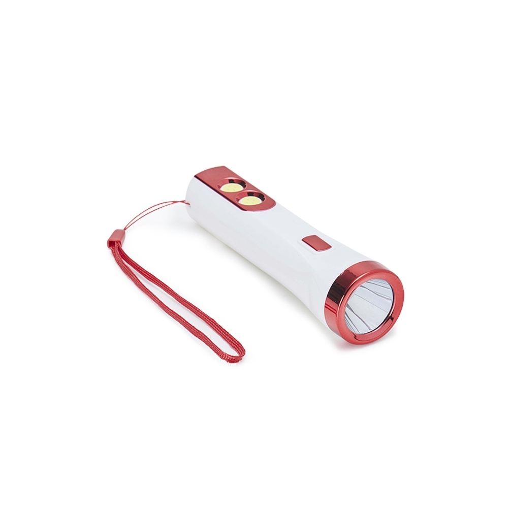 LANTERNA RECARREGÁVEL SPX-05053-VM NA COR BRANCO